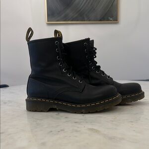 Dr. Martens Black Leather Women’s Boots